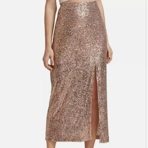 Free People Ariana Sequin Maxi Skirt